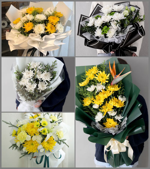 浙江省丽水云和县赤石乡高山村白事花束代送